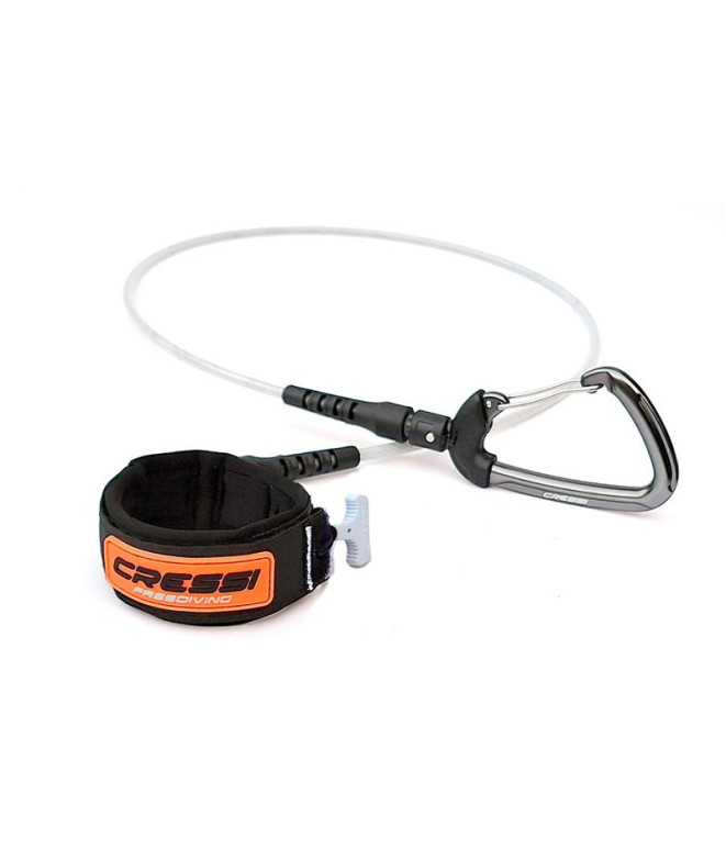 Lanyard Cressi Apnea Mosquetão Alumínio 100Cm