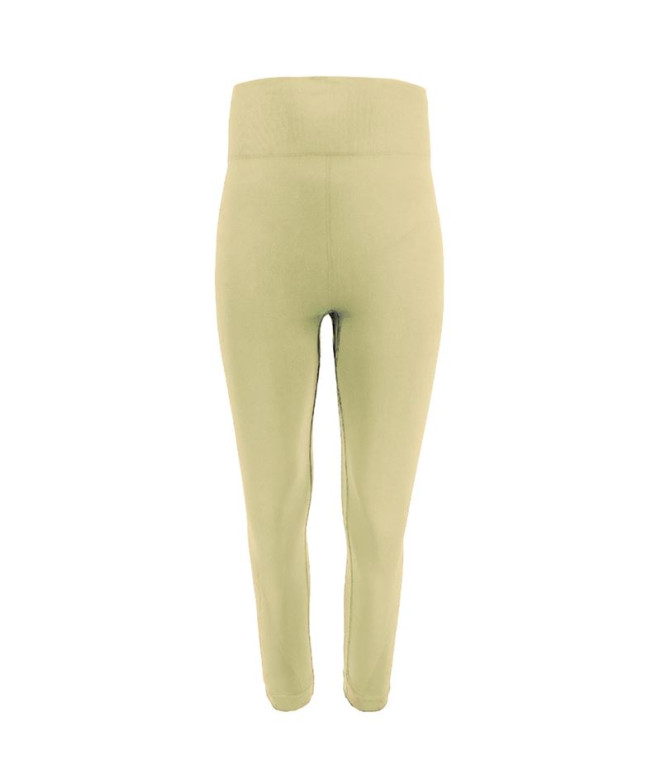 Pantalons Joluvi Mia Capri W Legging Femme Jaune Clair