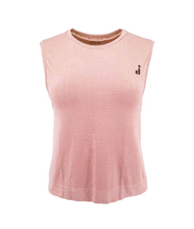 Top de montaña Joluvi Mia Croptop W Mujer Rosa Palo