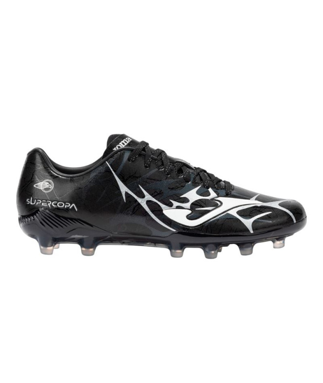 Bottes de football Joma Super Copa 2501 Noir Terrain Ferme Homme