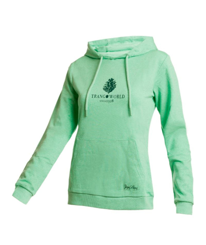 Sweat de Montagne Trangoworld Fauna Femme Vert Clair