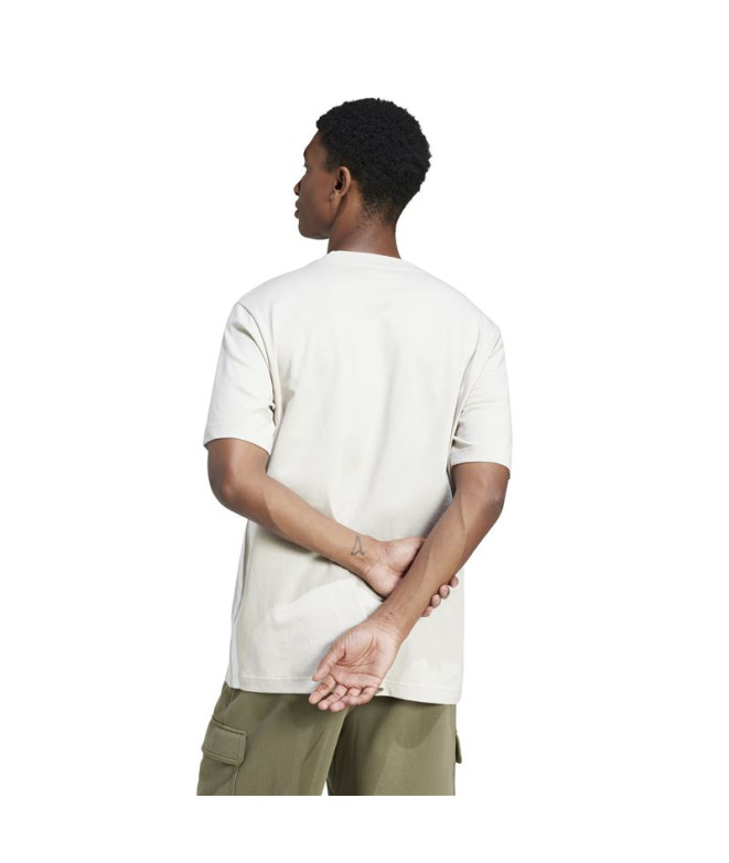 Camiseta adidas 3Bandas Sj Hombre Azul/Blanco