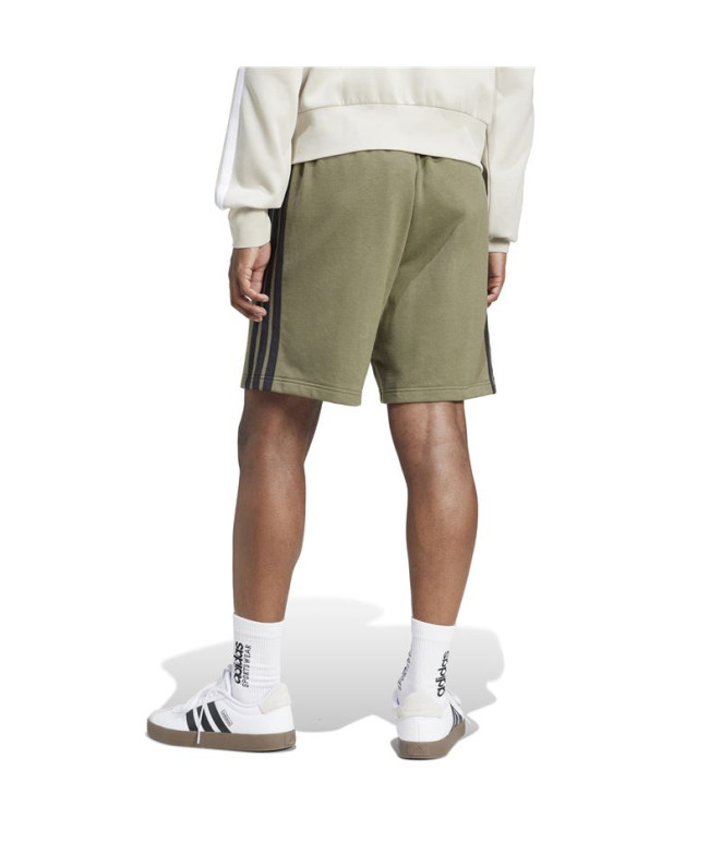 Calça adidas 3Bandas French Terry Homem Verde...