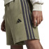 Calça adidas 3Bandas French Terry Homem Verde Escuro/Preto
