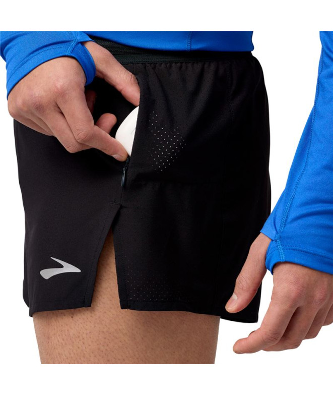 Calça de Running Brooks Breakaway 3" Homem Preto