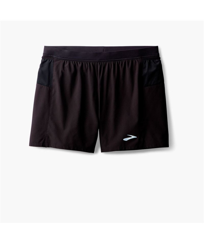 Calça de Running Brooks Journey 5" Homem Preto