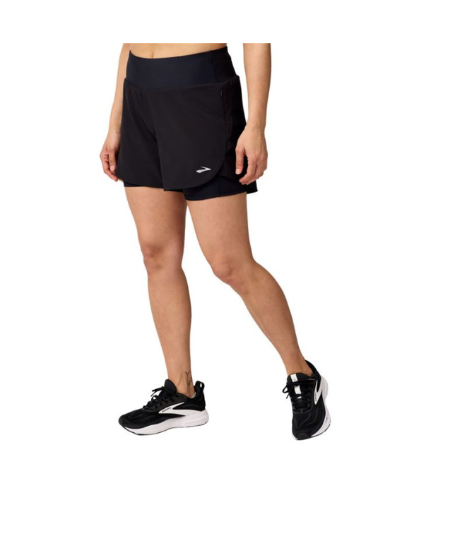 Calça de Running Brooks Chaser 5" 2-In-1 20...
