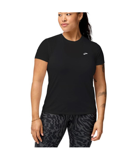 T-shirt de Running Brooks Sprint Free Sleeve 30 Femme Noir 2