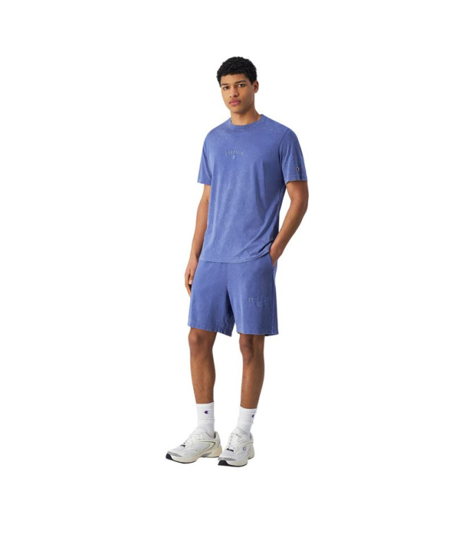 T-shirt Champion SS Homme Svb Bleu