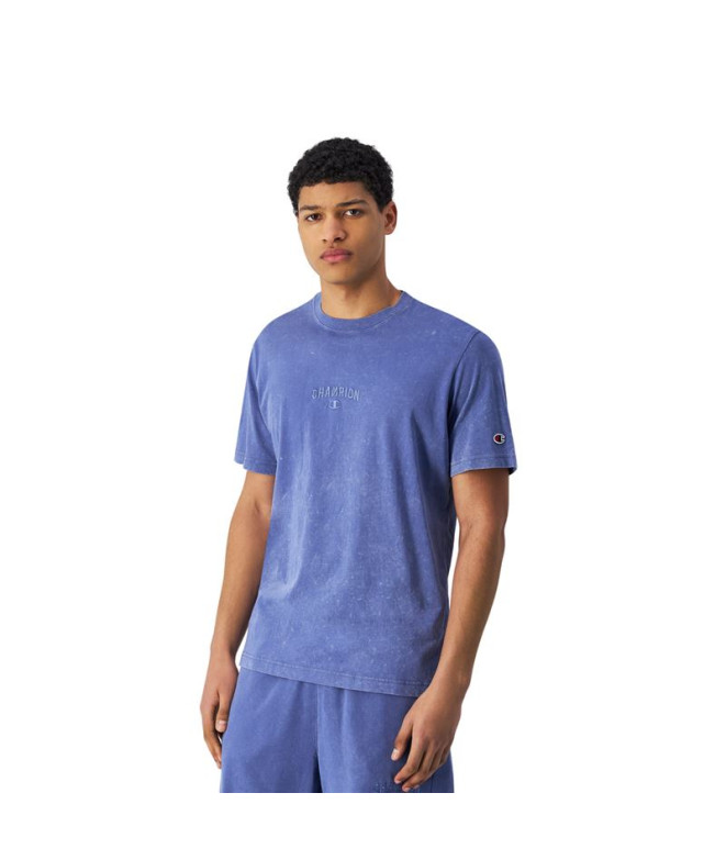 Camiseta Champion SS Homem Svb Azul