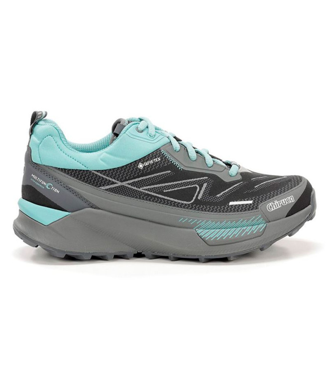 Zapatillas de Montaña Chiruca Sucre Lady 11 Gore-Tex Mujer Gris / Turquesa