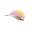 Boné de Running Compressport 5 Painéis Leve Rosa/Laranja
