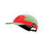 Boné de Running Compressport 5 Painéis Vermelho/Verde