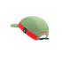 Boné de Running Compressport 5 Painéis Vermelho/Verde
