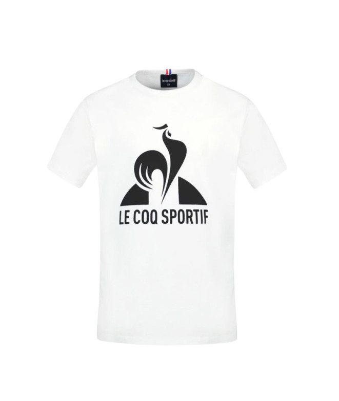 T-shirt Le coq Sportif Ess N°1 Enfant New Optical Blanc