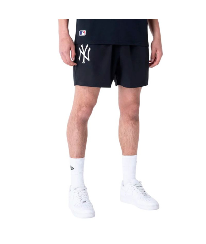 Pantalons Court New Era New York Yankees League Essential Homme Noir