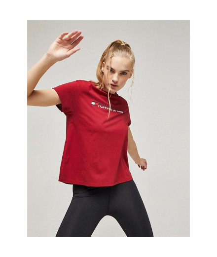 T-shirt de fitness Tommy Hilfiger Logótipo no peito