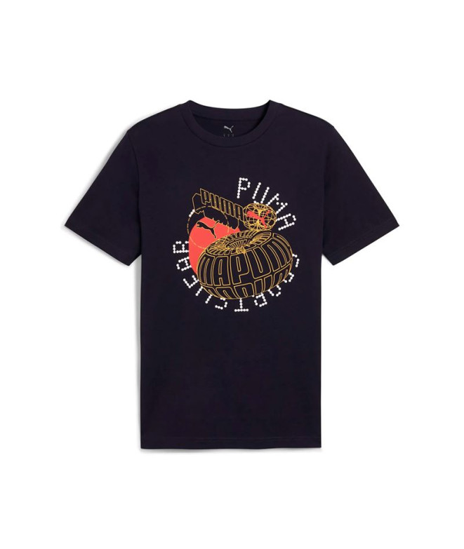 Camiseta Puma Graphics Execution Hombre Negro