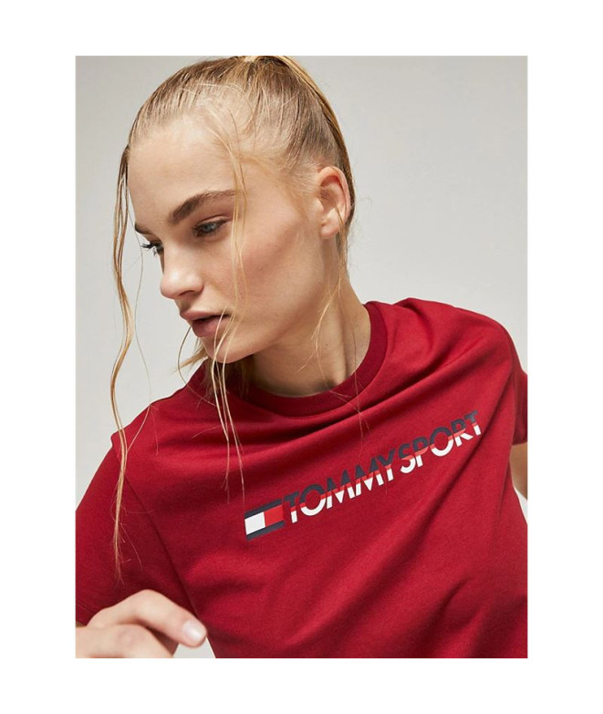 T-shirt fitness Tommy Hilfiger Logo poitrine