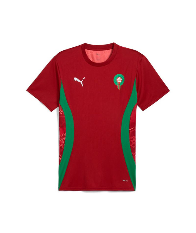 Camiseta Puma Marrocos Prematch Ss Homem Vermelho