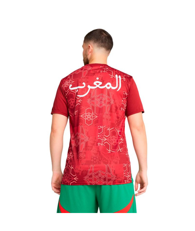 T-shirt Puma Maroc Prematch Ss Homme Rouge