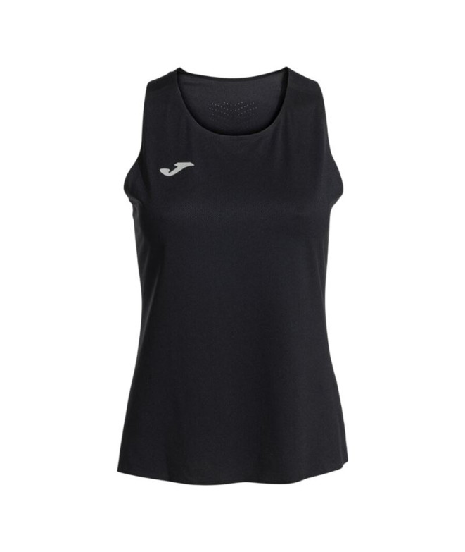 Camiseta de Pádel Joma Ranking Mujer Negro