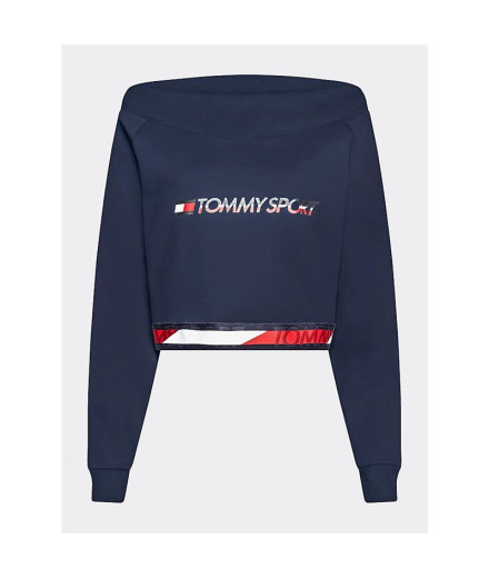 Sudadera de Sportswear Tommy Hilfiger Crop V Neck