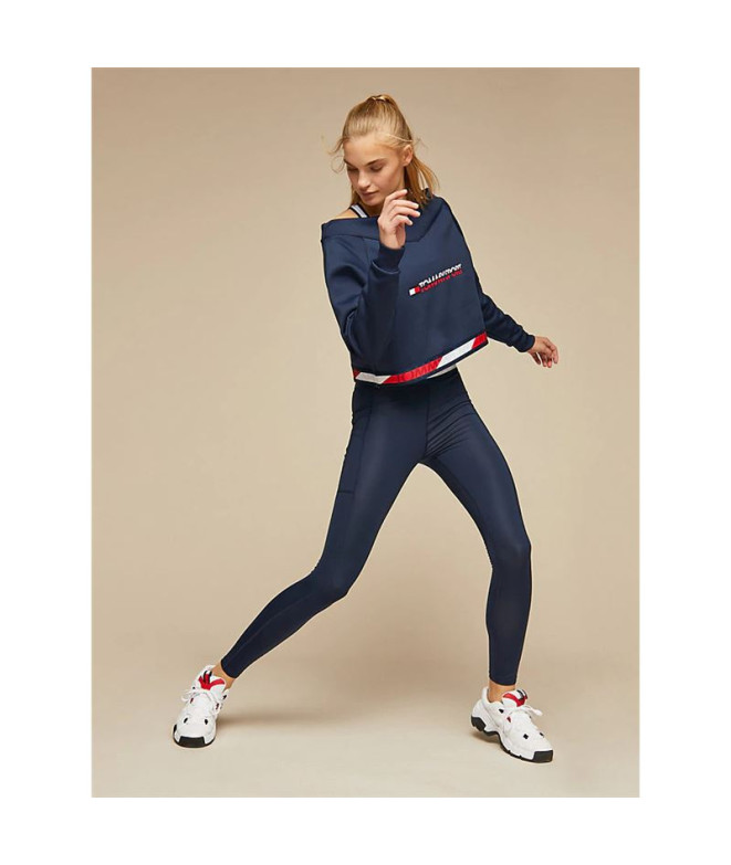 Sportswear sweatshirt Tommy Hilfiger Crop V Neck