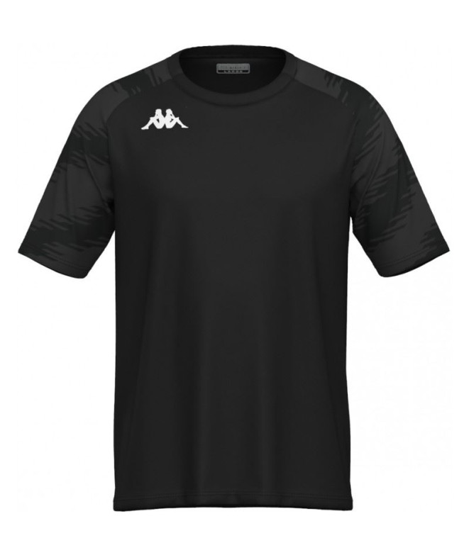 Moletom Futebol Kappa Daverno Homem Preto