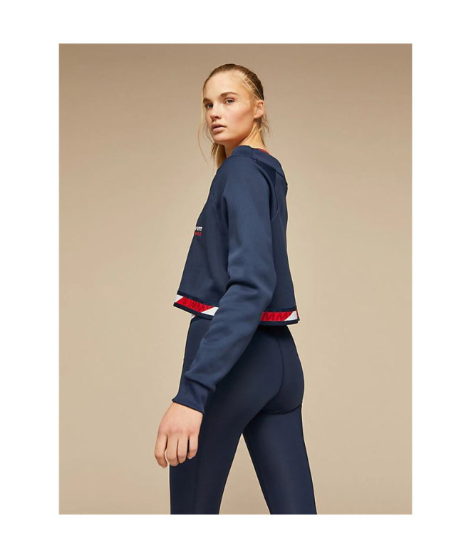 Camisola Sportswear Tommy Hilfiger Crop V Neck