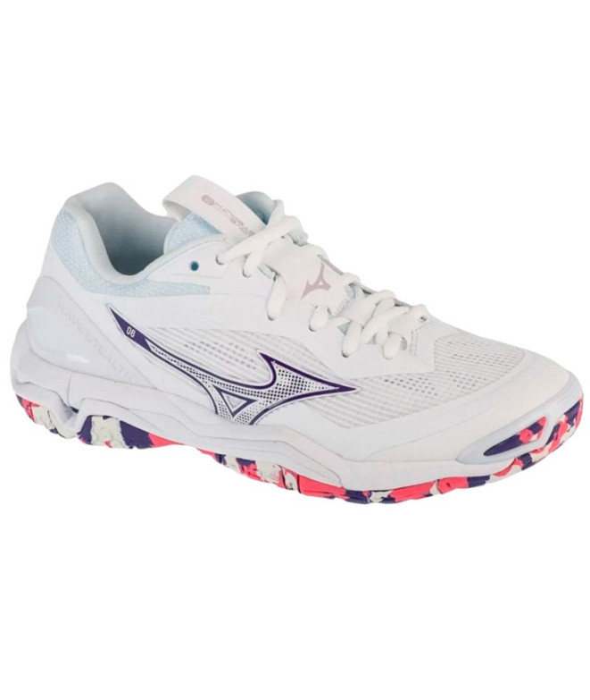 Zapatillas de Balonmano Mizuno Wave Stealth 6 Mujer Blanco