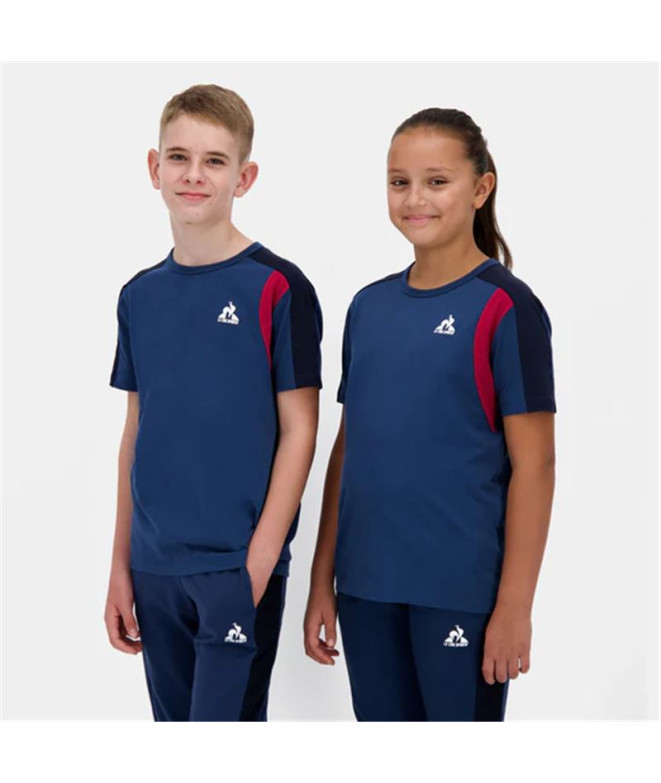 Camiseta Le Coq Sportif Ess N°1 Criança Preto...