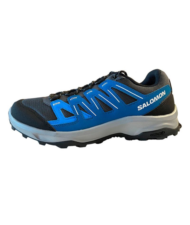 Zapatillas de Montaña Salomon Storen Hombre Asphalt/Azul Oscuro