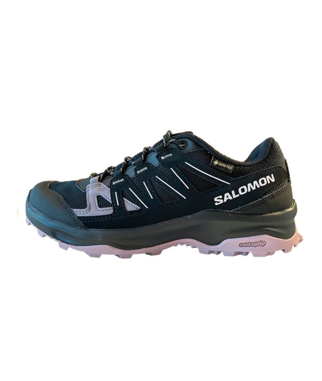 Sapatilhas de Montanha Salomon Storen Gtx Mulher Negro/Excalibur