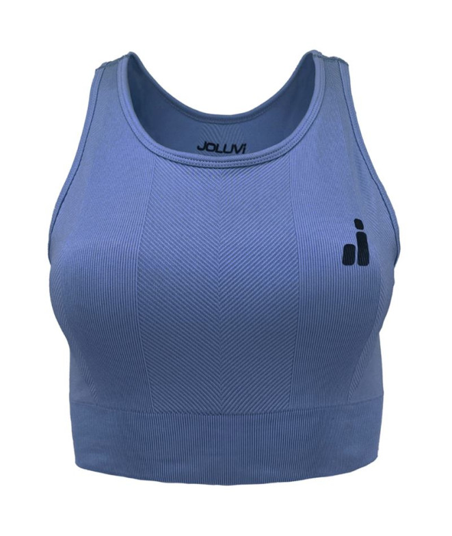 Top de montaña Joluvi Mia W Mujer Azul Niebla
