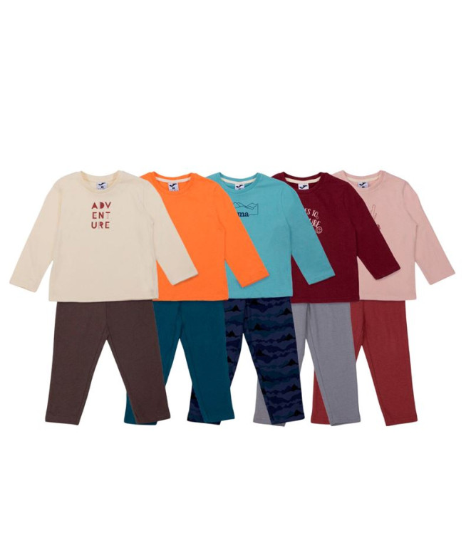 Conjunto Joma Pack X5 Stripe Advendure Multicolor Infantil