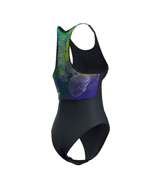 Maillot de bain Joma Splash Noir Fille