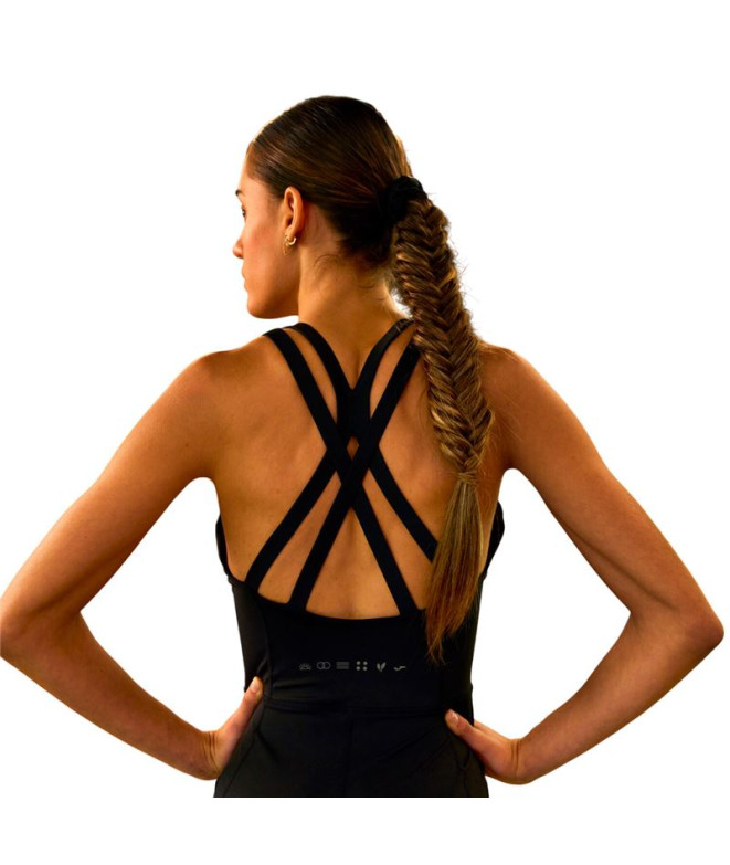 Singe de Fitness Joma Breath Noir Fille