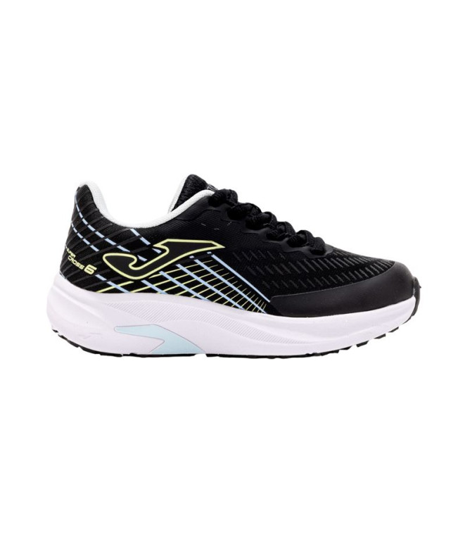 Chaussures Joma Super Cross Jr 2541 Noir Turquoise Enfant