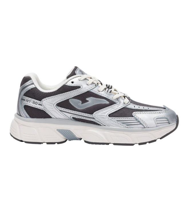 Zapatillas Joma Rt50 Lady 2522 Blanco Gris Oscuro Mujer