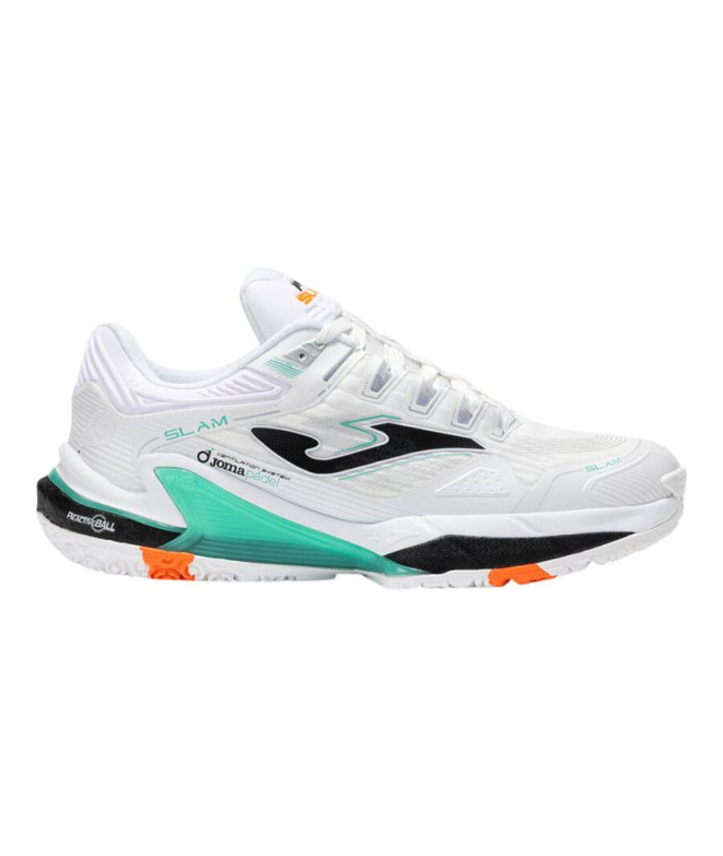 Zapatillas Joma Slam Men 2502 Hombre Blanco/Turquesa