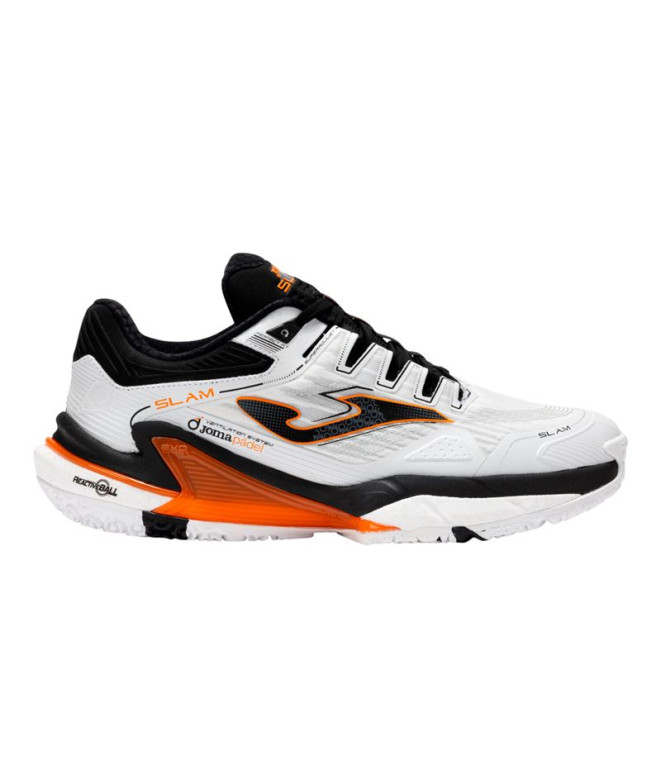 Sapatilhas Joma Slam Men 2542 Branco Preto Menino