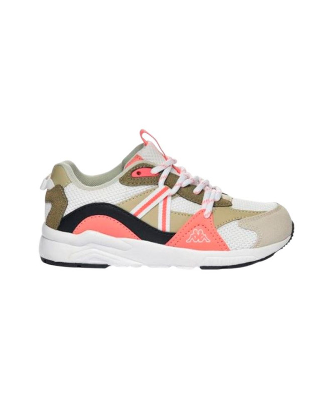 Zapatillas Kappa London Jr Lace Infantil White/Pink