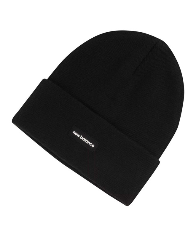 Gorro New Balance Linear Knit Cuffed BLACK