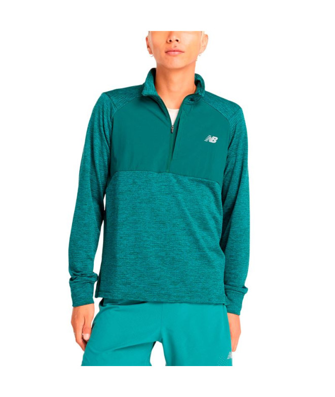 Sweat New Balance Athletics Heat Grid 1/2 Zip Homme