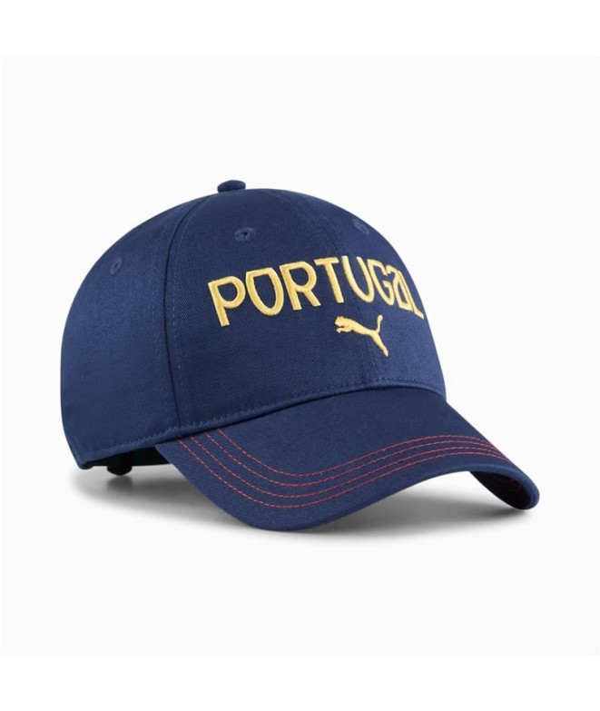 Gorra Puma Portugal Football Fan Cap Hombre Azul persa/Amarillo soleado