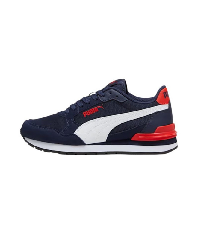 Zapatillas Puma St Runner V4 Mesh Infantil Marino
