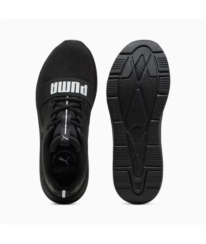 Chaussures Puma Softride Wired 2 Homme Noir/Blanc