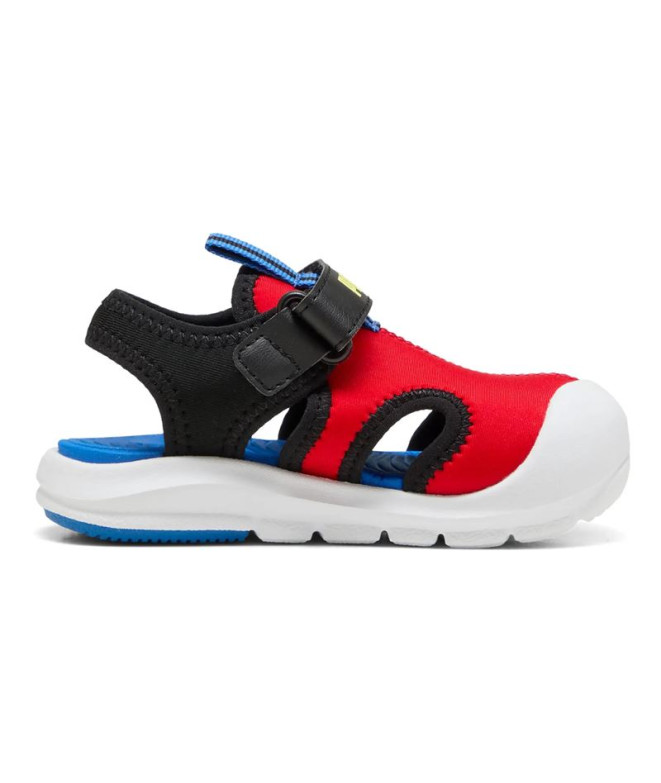 Chinelos Puma Fun Racer Sandálias Menino Vermelho