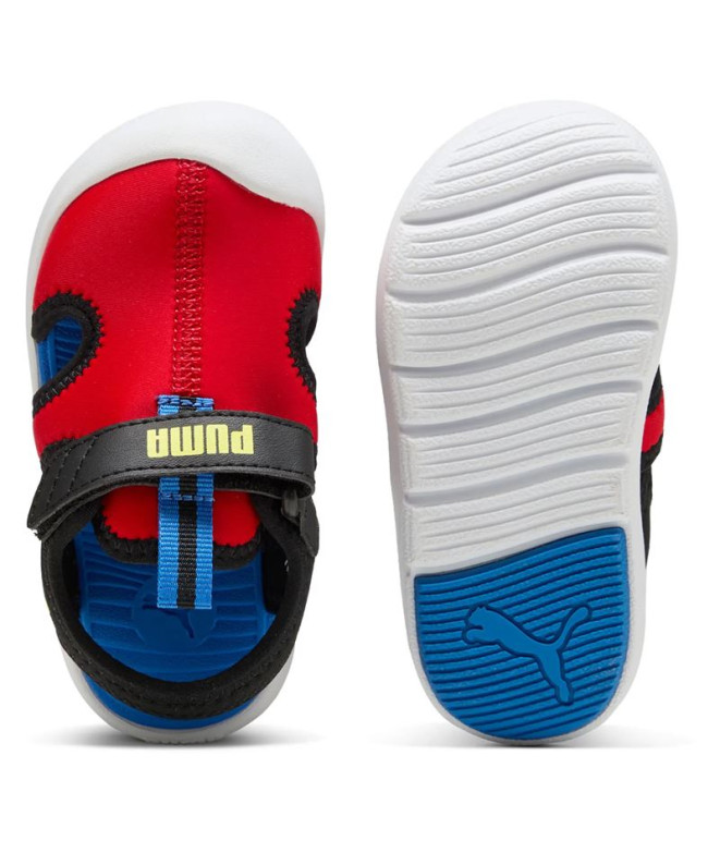 Chinelos Puma Fun Racer Sandálias Menino Vermelho